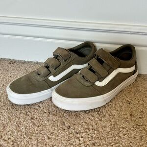 Vans Old Skool V Suede Velcro Grape Leaf 8.5